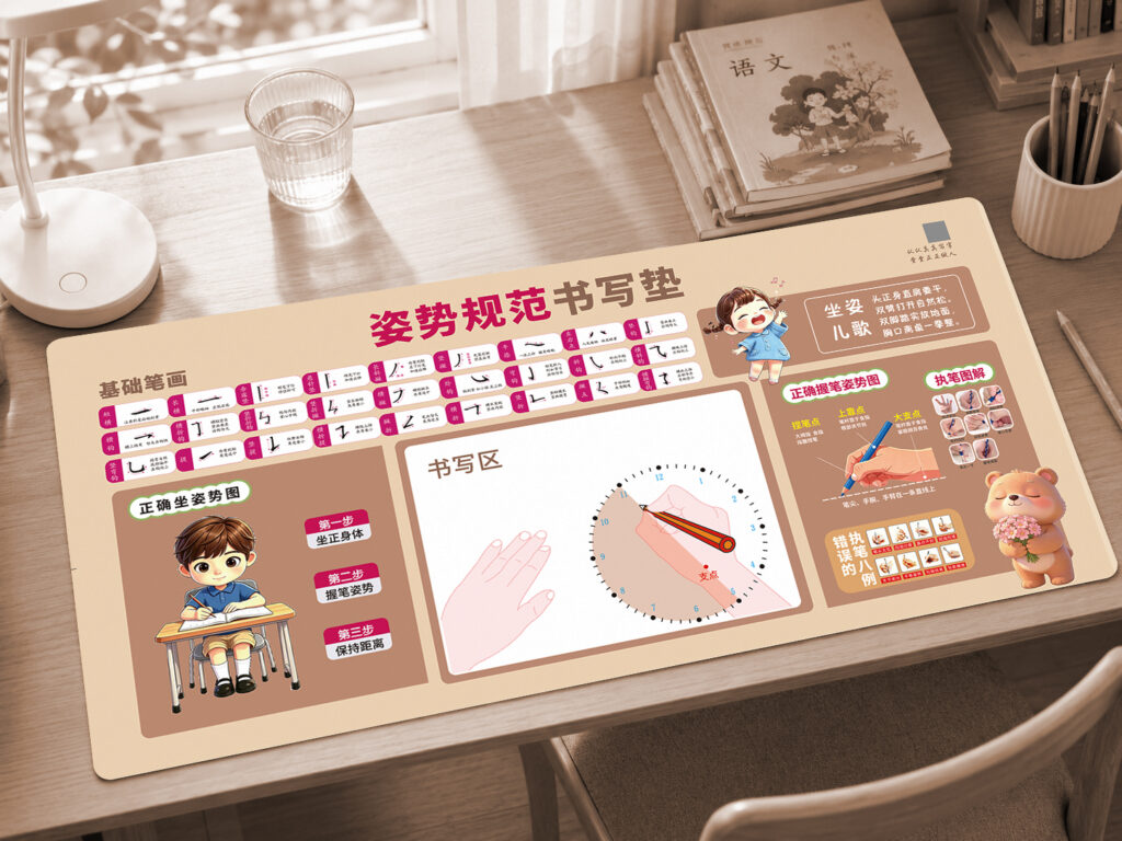 儿童正姿书写垫视觉设计 02