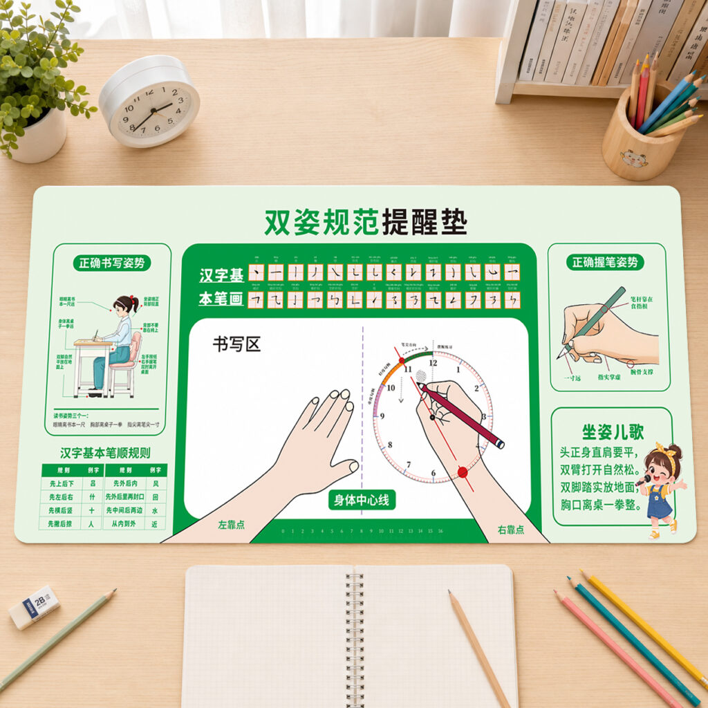 儿童正姿书写垫视觉设计 效果图08
