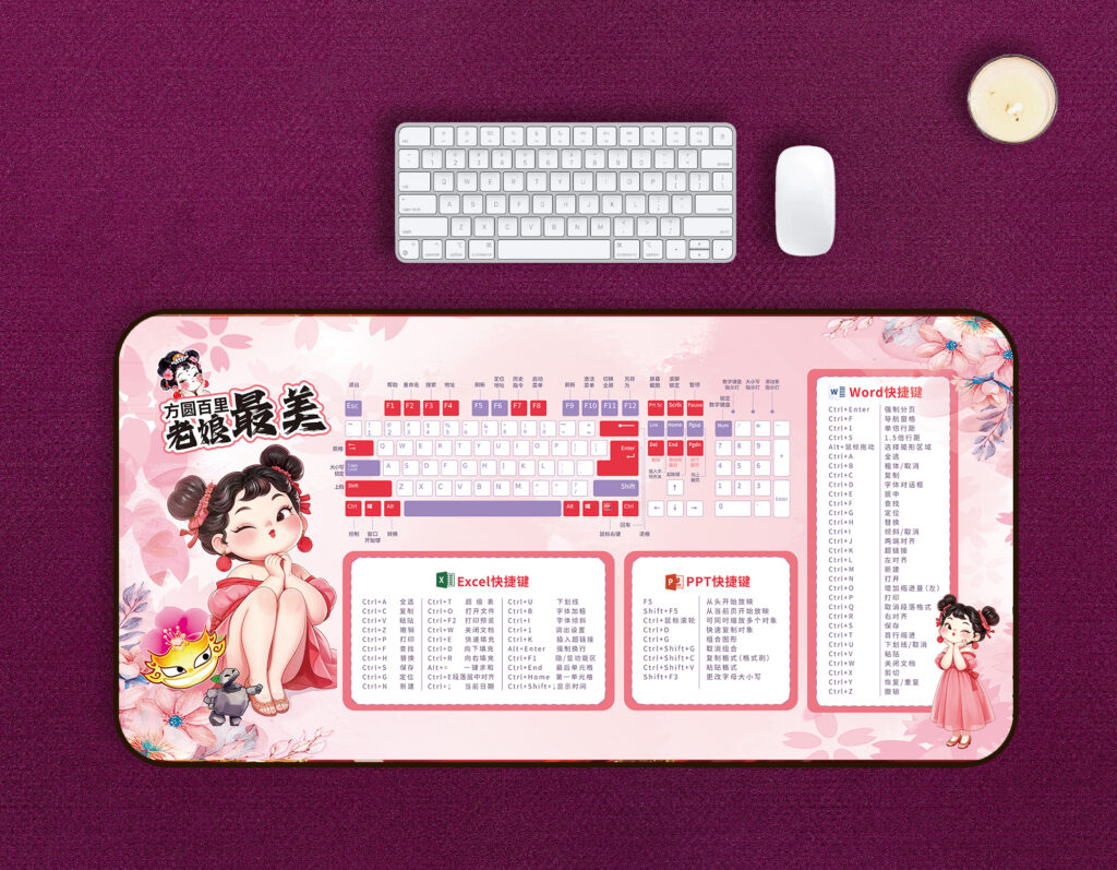 紫色鼠标垫4