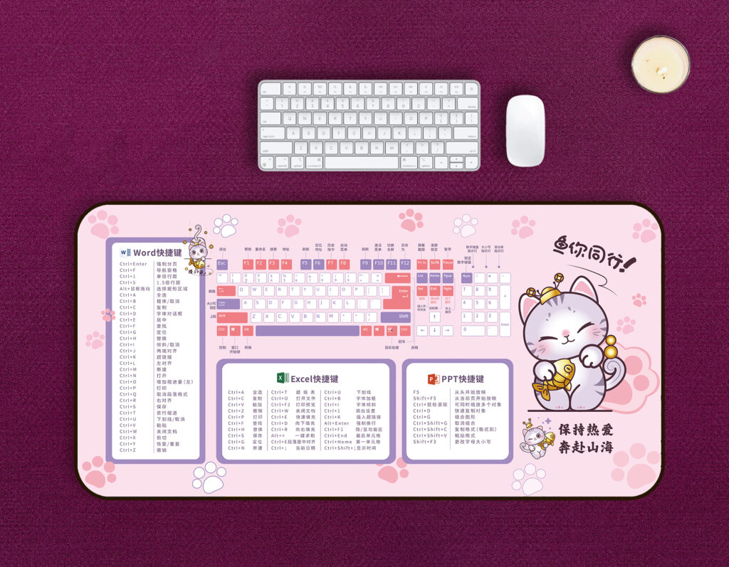 紫色鼠标垫效果图2