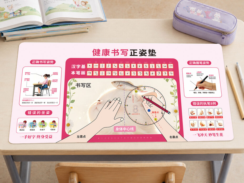 儿童正姿书写垫视觉设计 高端效果图2