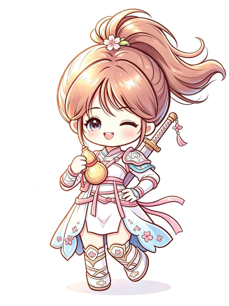 国风武侠少女 IP 形象设计 1