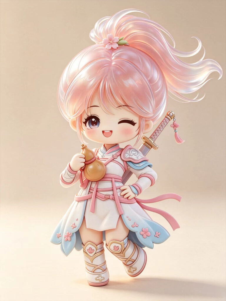 国风武侠少女 IP 形象设计 2