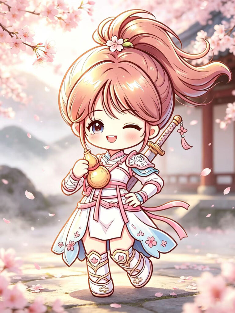国风武侠少女 IP 形象设计 4