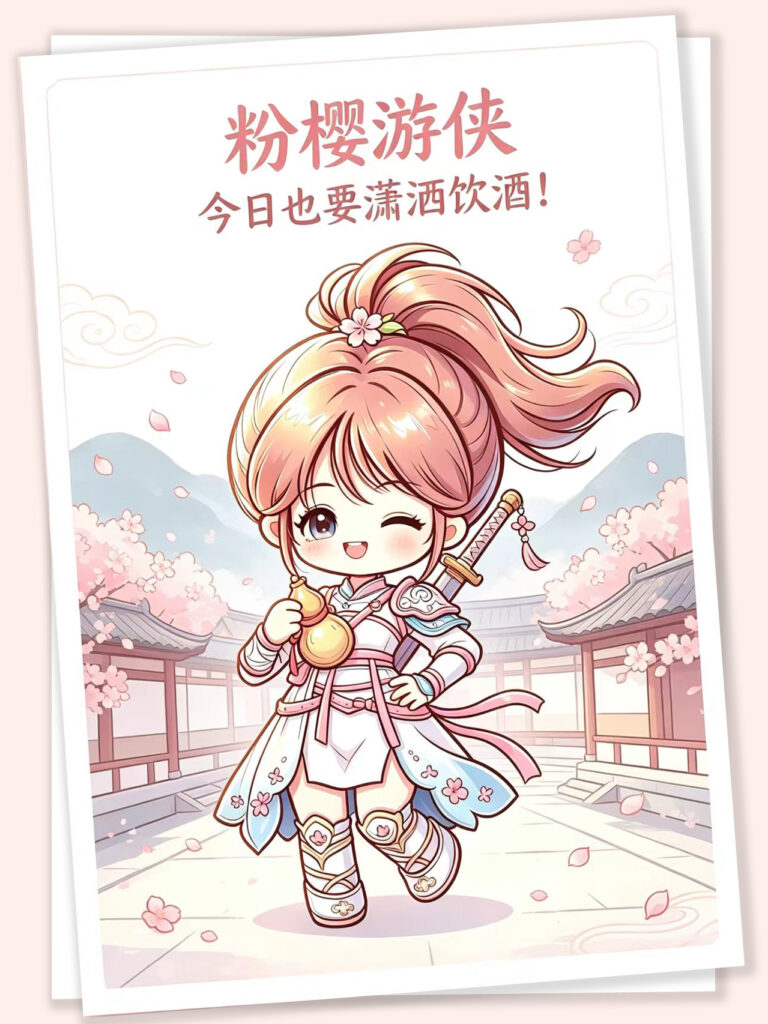 国风武侠少女 IP 形象设计 5
