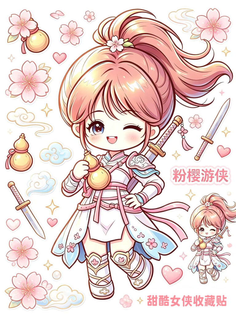 国风武侠少女 IP 形象设计 7