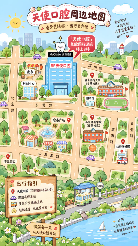 手绘插画地图系列|文旅商业信息可视化设计 手绘地图3