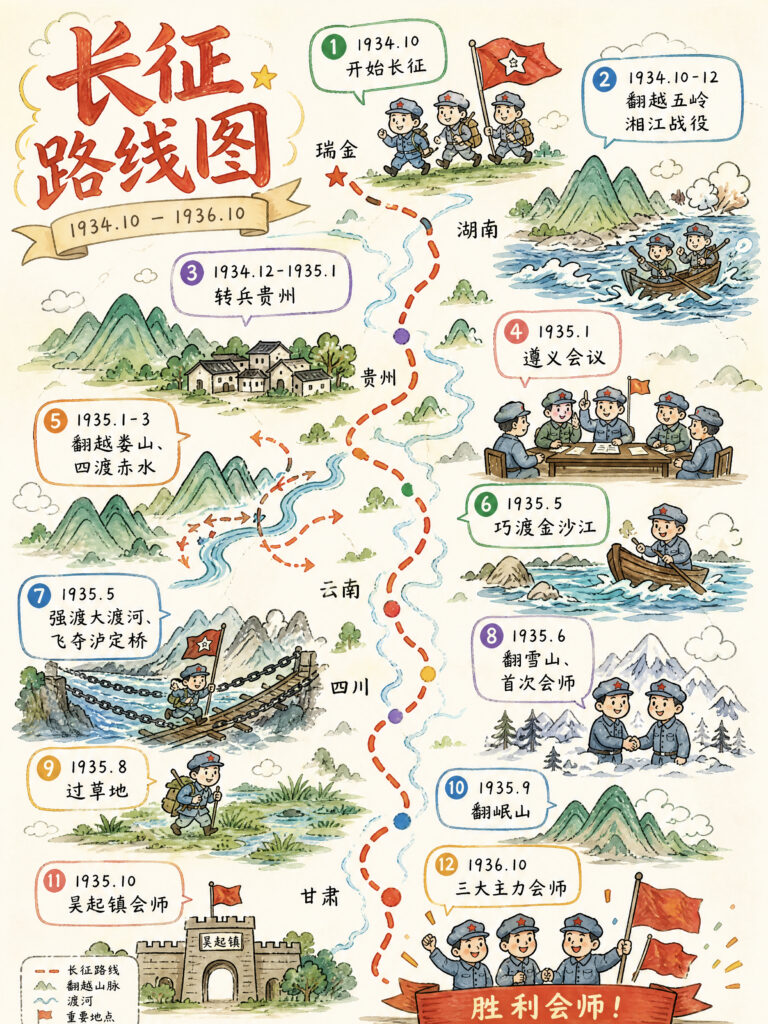 手绘插画地图系列|文旅商业信息可视化设计 手绘地图5